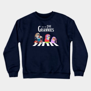 bluey here come the grannies, band style Crewneck Sweatshirt